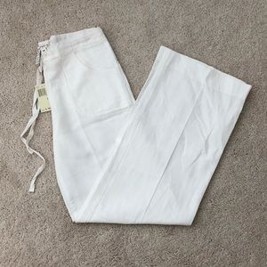 White Linen Pants